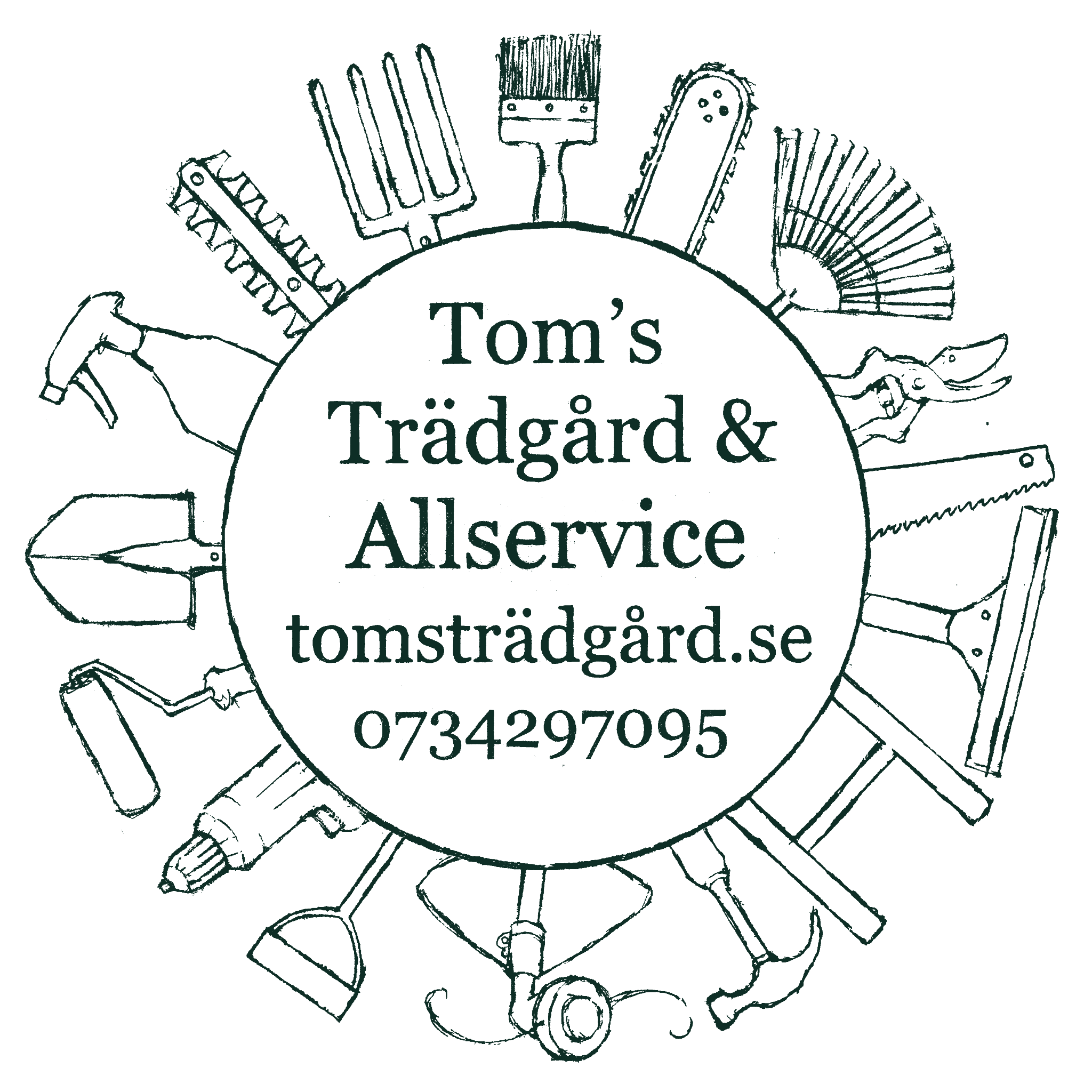 Tom's Trädgård & Allservice logo